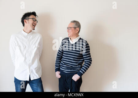 Maturato i genitori e il bambino Foto Stock