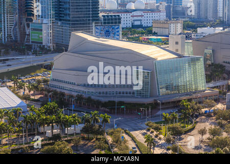 Adrienne Arsht Center per le Arti dello Spettacolo della Contea di Miami-Dade Foto Stock