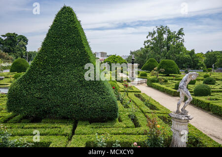 Il palazzo dei marchesi di Fronteira è un palazzo portoghese a Lisbona, Portogallo. È la residenza privata dei Marchesi di Fronteira. Foto Stock