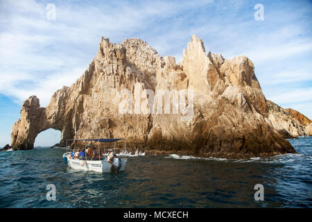 Scogliere a El Arco, o l'arco Los Cabos, Baja California Sur, Messico Foto Stock