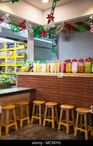 Aguas Frescas Casilda città di Oaxaca, Oaxaca, Messico Foto Stock