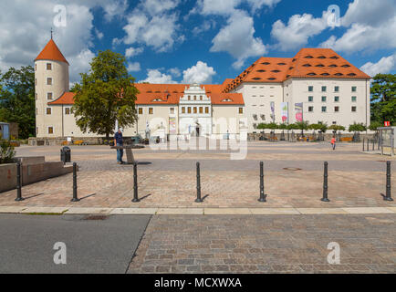 Il castello di Freudenstein, Freiberg, Bassa Sassonia, Germania Foto Stock