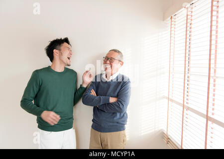 Maturato i genitori e il bambino Foto Stock