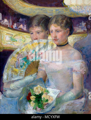 Il Loge, Mary Cassatt, 1882, National Gallery of Art di Washington DC, USA, America del Nord Foto Stock