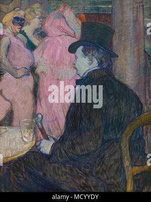 Maxime Dethomas, Henri de Toulouse-Lautrec, 1896, National Gallery of Art di Washington DC, USA, America del Nord Foto Stock