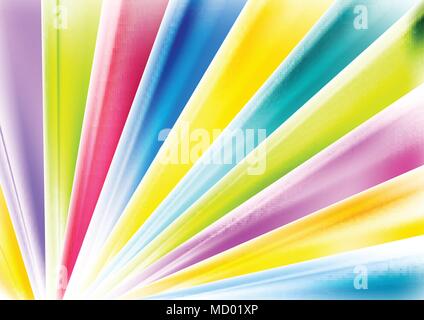 Luminose astratta fasci multicolore sfondo. Vector Graphic design Illustrazione Vettoriale
