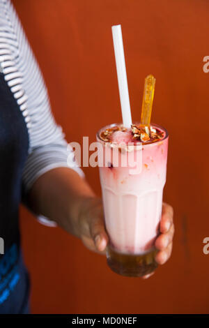 Aguas Frescas Casilda città di Oaxaca, Oaxaca, Messico Foto Stock