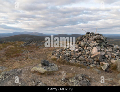 Fells in Muonio, Lapponia, Finlandia Foto Stock