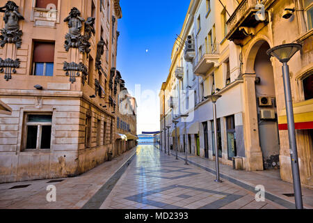 Città di Spalato architettura in vista Marmontova street, Dalmazia regione della Croazia Foto Stock