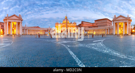 San Pietro in Roma, Vaticano, Italia. Foto Stock