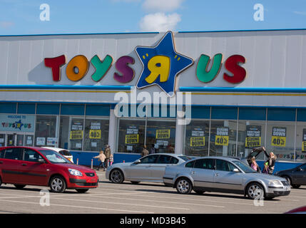 TOYS R US shop, Preston, Lancashire. Foto Stock