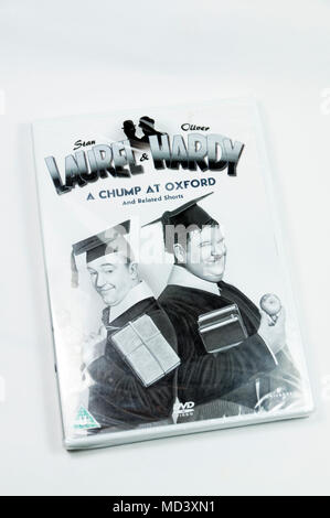 Laurel e Hardy A Chump at Oxford DVD Foto Stock