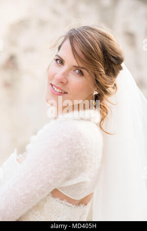 Ritratto di sposa Foto Stock