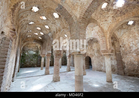 Banos Arabes bagni arabi, Ronda, Andalusia, Spagna, Europa Foto Stock