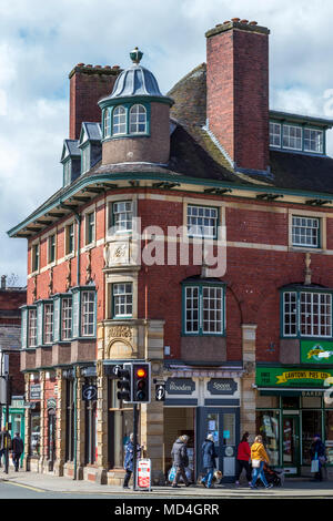 Il Porro Centro città Centro commerciale nella contea di Staffordshire, Inghilterra, Regno Unito, GB Foto Stock