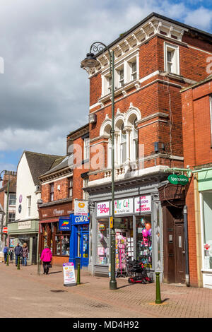 Il Porro Centro città Centro commerciale nella contea di Staffordshire, Inghilterra, Regno Unito, GB Foto Stock