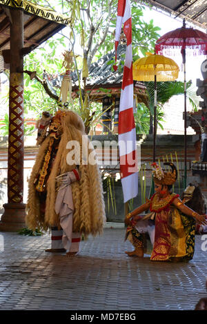 Tari Barong Bali Indoneisa Foto Stock