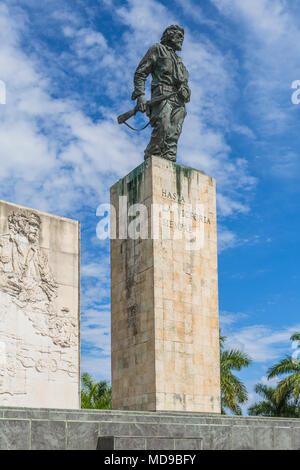 Monumento Memorial Che Guevara, Che Guevara statua, monumento e Mausoleo, Piazza della Rivoluzione, Santa Clara, Cuba Foto Stock