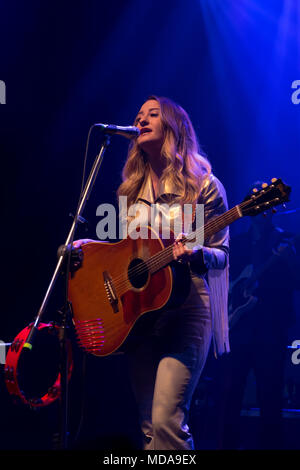 Toronto, Canada. 18 Aprile, 2018. Margo Prezzo esegue al Danforth Music Hall sul suo Nowhere Fast Tour di Toronto. Credito: Bobby Singh/Alamy Live News. Foto Stock