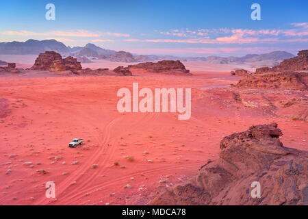 Wadi Rum Desert, Giordania Foto Stock