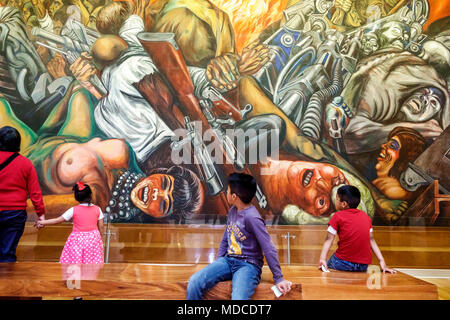 Città del Messico, messicano, ispanico latino latino latino etnico, centro storico, Palacio de Bellas Artes, Palazzo delle Belle Arti, centro culturale, interno Foto Stock