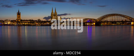 Serata di colonia panorama Foto Stock