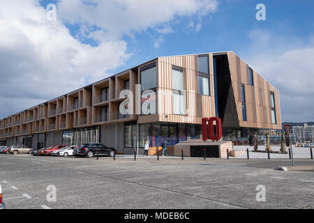 MACq 01 Hotel, Macquarie Wharf, Hobart Foto Stock