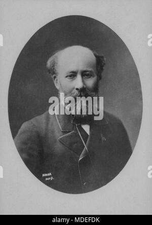 Ritratto di Octave Feuillet ( 1821 - 1890 ) e lo scrittore francese - fotografia da Paul Nadar ( 1856 - 1939 ) Foto Stock