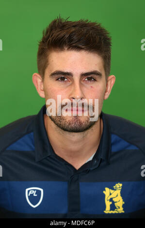 Sarà Rhodes durante il media day a Edgbaston, Birmingham Foto Stock