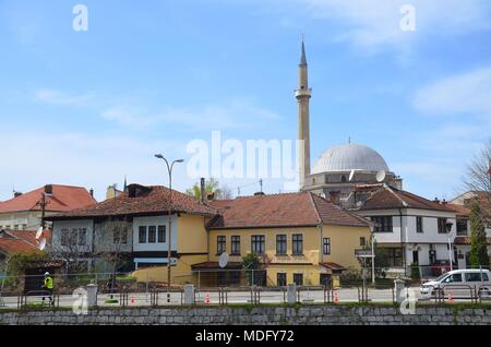 La bellissima città di Prizren nel Kosovo (ex Iugoslavia) Foto Stock