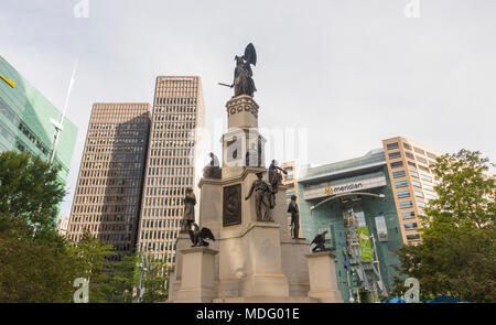 Michigan soldati e marinai monumento detroit Foto Stock