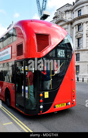 Il bus a Londra - Inghilterra Foto Stock