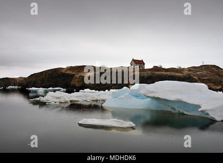 Il cambiamento climatico in Terranova e Labrador, Canada Foto Stock