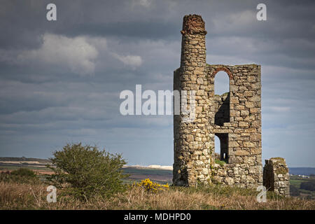 Ding Dong miniera Penwith Cornovaglia Foto Stock