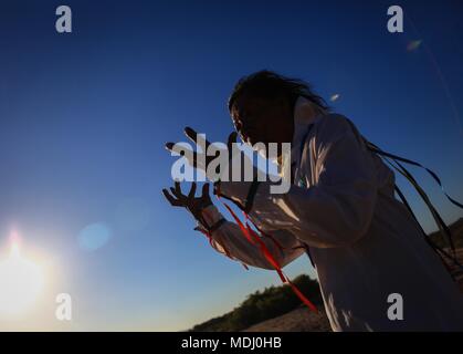 Seri è il nome di un gruppo etnico che vive nello stato messicano di Sonora. La parola di questa città è di origine sconosciuta, ma i suoi membri thems chiamata Foto Stock