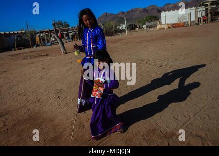 Seri è il nome di un gruppo etnico che vive nello stato messicano di Sonora. La parola di questa città è di origine sconosciuta, ma i suoi membri thems chiamata Foto Stock