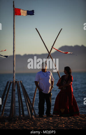 Seri è il nome di un gruppo etnico che vive nello stato messicano di Sonora. La parola di questa città è di origine sconosciuta, ma i suoi membri thems chiamata Foto Stock
