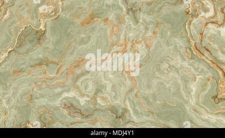 Verde onyx piastrelle con orange tesse. Texture di sfondo per il design. Foto Stock