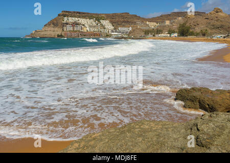 Playa de Tauro spiaggia di Playa del Cura resort, Gran Canaria Isole Canarie Spagna Foto Stock