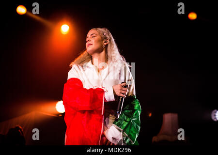 Milano, Italia. 19 aprile 2018 Anne-Marie live at Fabrique © Roberto Finizio / Alamy Live News Foto Stock