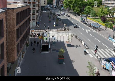 Francia, Clichy la Garenne, rue Martre, conservatorio Leo Delibes, avviso di copyright: CRT PIdF Foto Stock