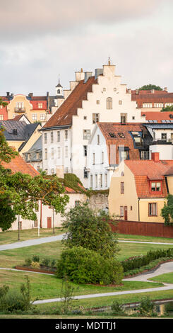 Il Parco Almedalen a Visby, Gotland, Svezia e Scandinavia. Foto Stock