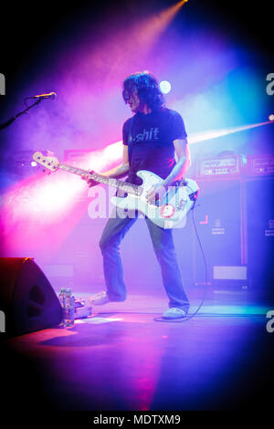 Milano, 19 aprile 2018 la Zen Circus si esibisce dal vivo all'Alcatraz a Milano © Davide Merli / Alamy Live News Foto Stock