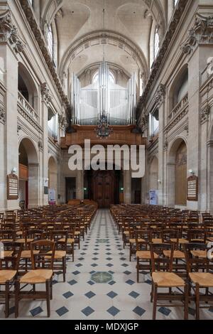 Parigi, 145 rue Saint-Honore, temple de l'Oratoire du Louvre, il protestantesimo Foto Stock