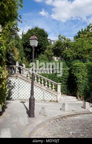 Parigi, Montmartre, Château des brouillards (nebbia Castello), Foto Stock