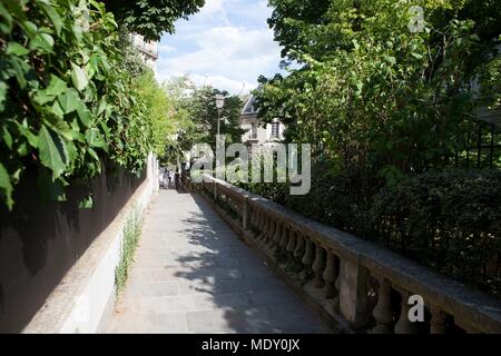 Parigi, Montmartre, Château des brouillards (nebbia Castello), Foto Stock