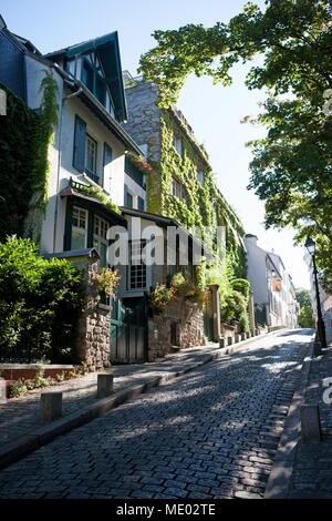 Parigi, 18° arrondissement, rue norvins, Foto Stock