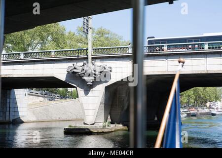 Francia, Lione, banchine del fiume Saône, Pont Kitchener Marchand, Foto Stock