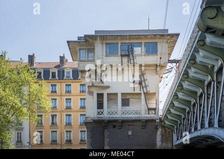 Francia, Lione, banchine del fiume Saône, Pont Kitchener Marchand, Foto Stock