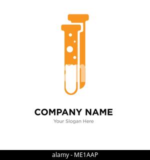 La capsula company Logo design template, business corporate icona vettore Illustrazione Vettoriale